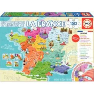 Achetez Puzzle de 150 pièces départements et régions de France ED-17238 EDUCA pas cher sur Ma Ren..