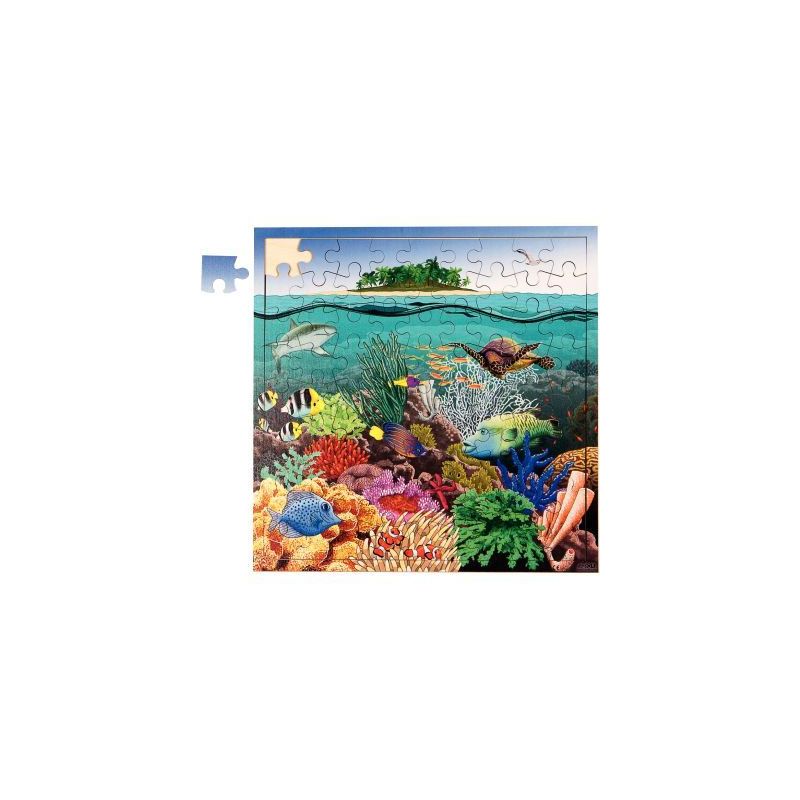 Achetez Puzzle de 81 pièces en bois, la barrière de corail 2203500 pas cher sur Ma Rentrée Scolai..