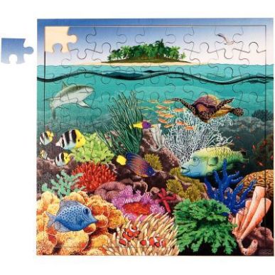 Achetez Puzzle de 81 pièces en bois, la barrière de corail 2203500 pas cher sur Ma Rentrée Scolai..