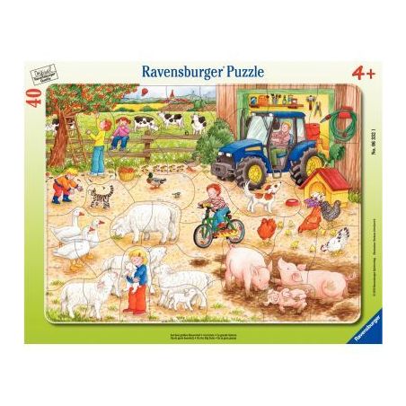 Achetez Puzzle à cadre 40 pièces, la ferme 00006332 RAVENSBURGER pas cher sur Ma Rentrée Scolaire