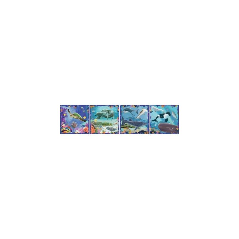 Achetez Boite de 4 puzzles UP progressifs, les animaux marins 12004004 RAVENSBURGER pas cher sur Ma ..