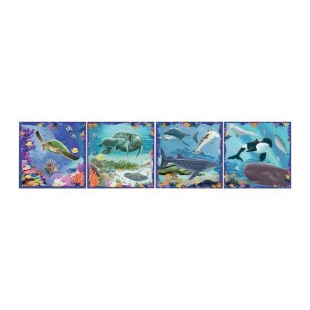 Achetez Boite de 4 puzzles UP progressifs, les animaux marins 12004004 RAVENSBURGER pas cher sur Ma ..