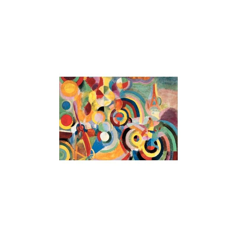 Achetez Puzzle en bois denviron 50 pièces, HOMMAGE A BLERIOT de Robert DELAUNAY K451-50 PUZZLE M...