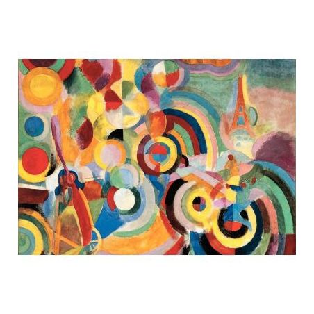 Achetez Puzzle en bois denviron 50 pièces, HOMMAGE A BLERIOT de Robert DELAUNAY K451-50 PUZZLE M...
