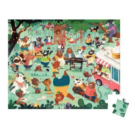 Achetez Puzzle 54 pièces, la cousinade des ours J02610 JANOD pas cher sur Ma Rentrée Scolaire