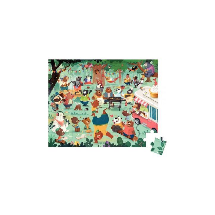 Puzzle 54 pièces, la cousinade des ours J02610 JANOD