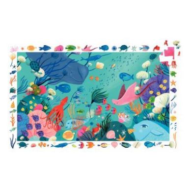 Achetez Puzzle d'observation 54 pièces, thème aquatique DJ07562 DJECO pas cher sur Ma Rentrée Sco..
