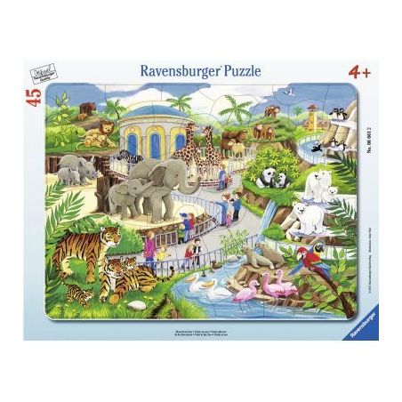 Achetez Puzzle à cadre 45 pièces, visite au zoo 00006661 RAVENSBURGER pas cher sur Ma Rentrée Sco..
