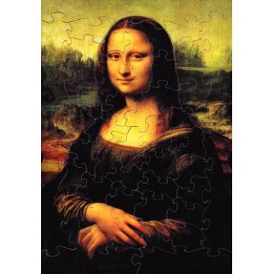 Achetez Puzzle en bois d'environ 50 pièces, La Joconde - Mona Lisa de LEONARD DE VINCI K739-50 PUZZ..
