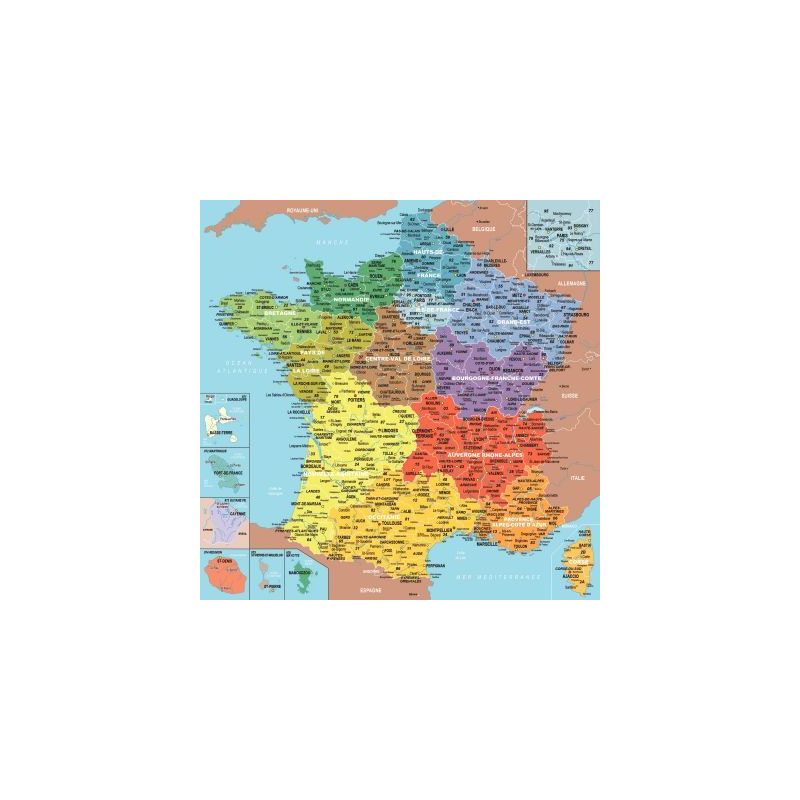 Achetez Puzzle en bois d'environ 100 pièces, la carte des départements de France K80-100 PUZZLE MI.. Achetez Puzzle en bois d'environ 100 pièces, la carte des départements de France K80-100 PUZZLE MI..