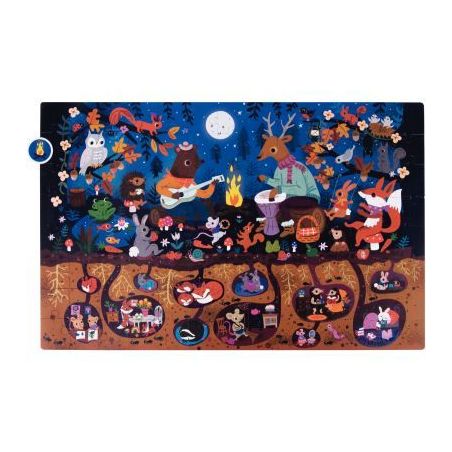 Achetez Puzzle d'observation 104 pièces, la forêt 18507 APLI pas cher sur Ma Rentrée Scolaire