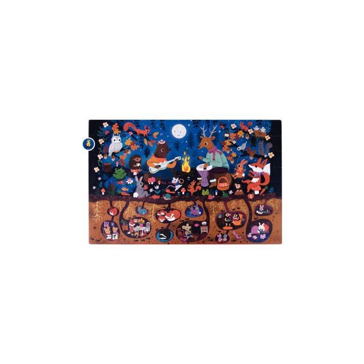 Puzzle d'observation 104 pièces, la forêt 18507 APLI