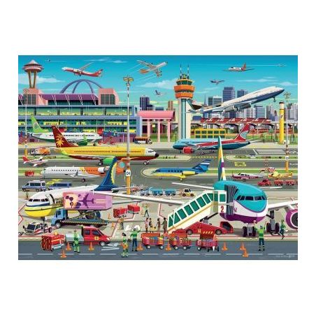 Achetez Puzzle XXL 150 pièces, à l'aéroport 12004134 RAVENSBURGER pas cher sur Ma Rentrée Scolai..