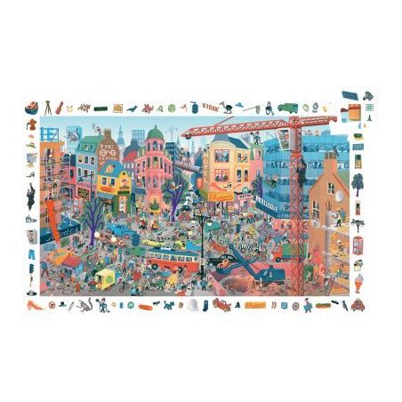 Achetez Puzzle d'observation 200 pièces, la ville DJ07515 DJECO pas cher sur Ma Rentrée Scolaire