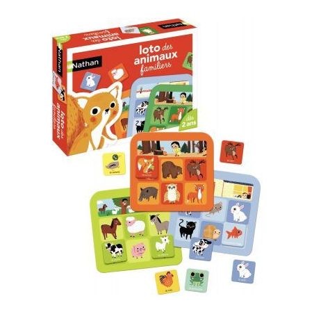 Achetez Mon premier loto animaux familiers 30053 NATHAN pas cher sur Ma Rentrée Scolaire