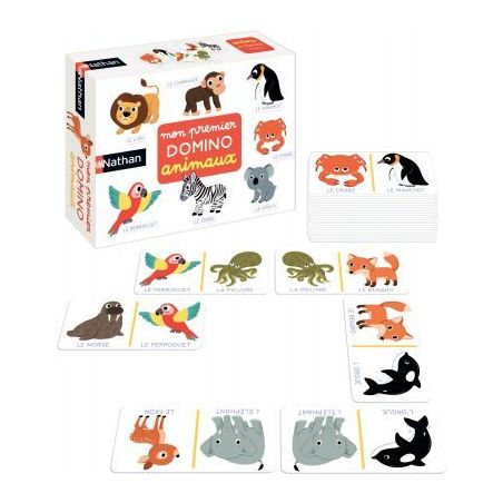 Achetez Mon premier domino animaux 31153 NATHAN pas cher sur Ma Rentrée Scolaire