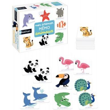 Achetez Mon premier mémo animaux 31154 NATHAN pas cher sur Ma Rentrée Scolaire