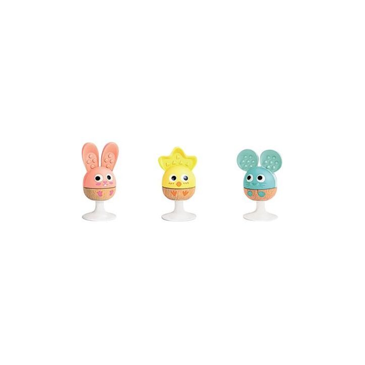 Lot de 3 hochets animaux à ventouse E0123 HAPE