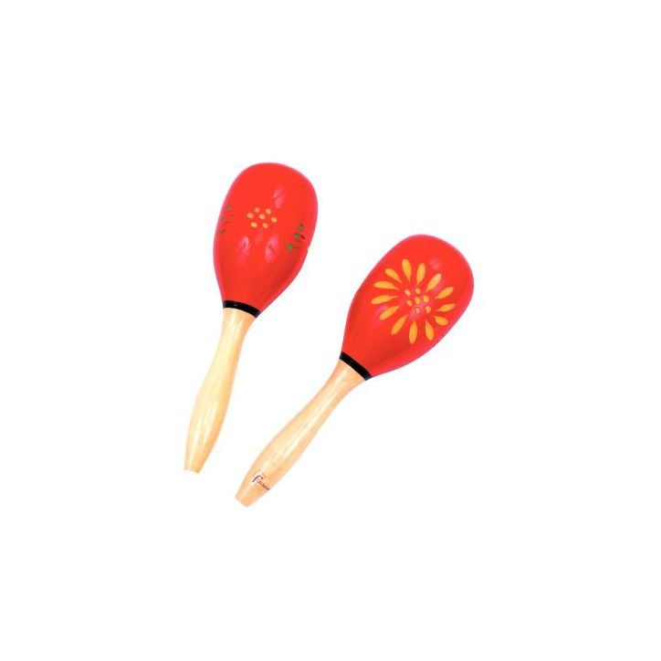Paire de maracas en bois 7569 FUZEAU