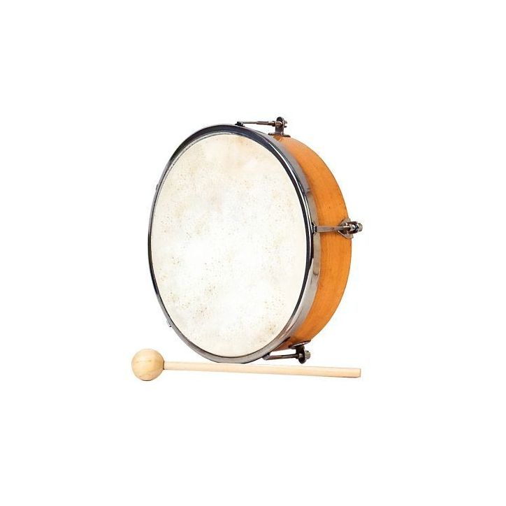 Tambourin en peau naturelle 0572 FUZEAU