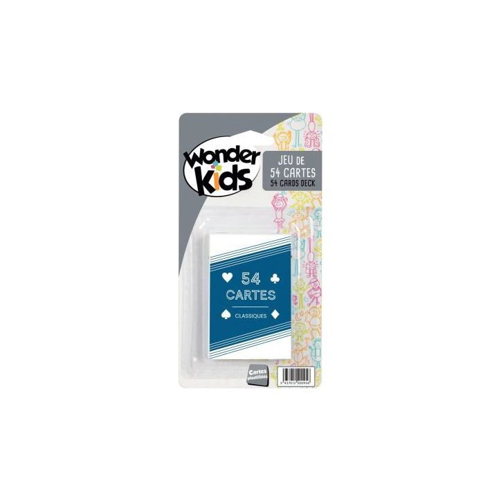 Jeu de 54 cartes sous étui carton A2200095