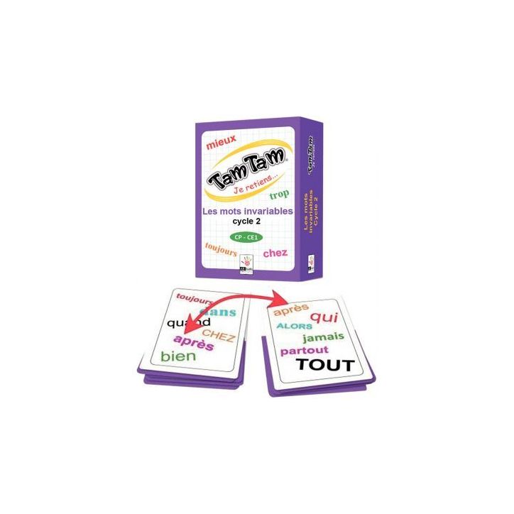 Tam tam les mots invariables cycle 2 TTINVC2