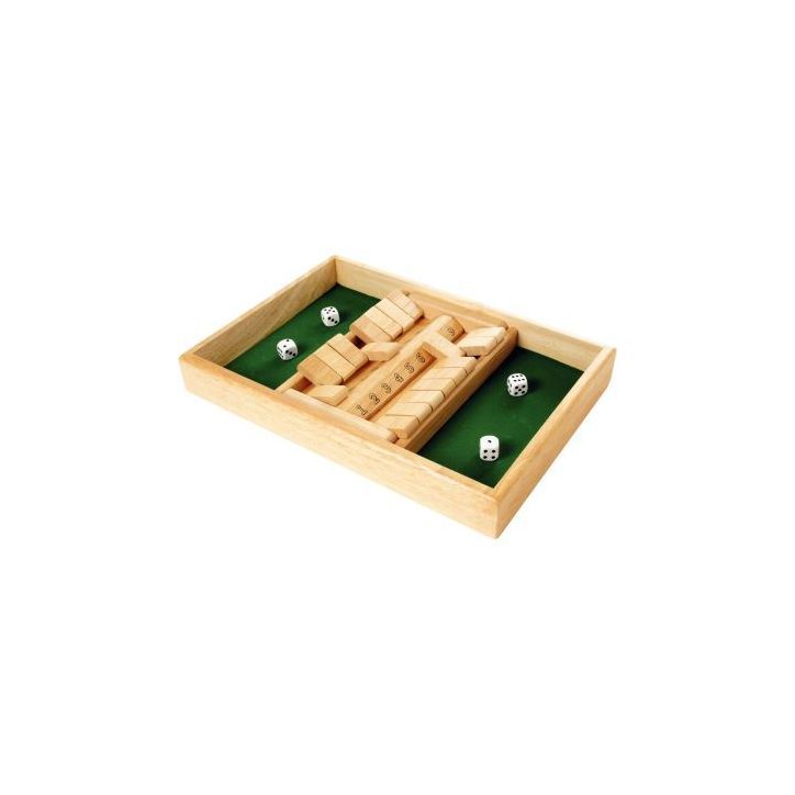 Double jeu SHUT THE BOX en bois 621X2