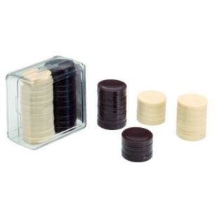 Achetez Set de 24 pions de dames en plastique 076 pas cher sur Ma Rentrée Scolaire