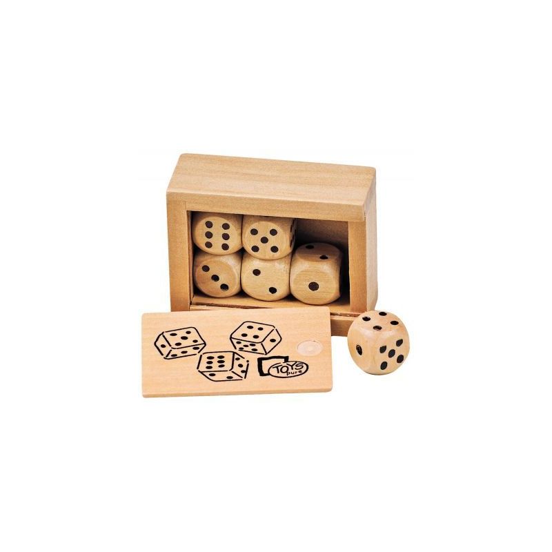 Achetez Mini coffret de 6 dés en bois HS239 pas cher sur Ma Rentrée Scolaire Achetez Mini coffret de 6 dés en bois HS239 pas cher sur Ma Rentrée Scolaire