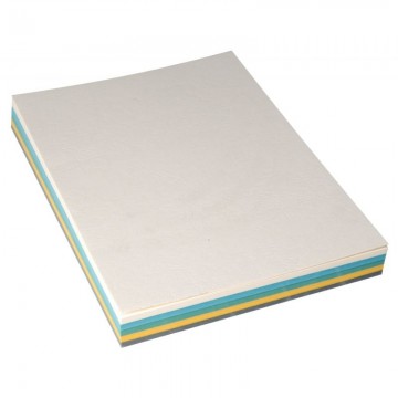 Paquet de 100 couvertures grain cuir 250g A4 coloris assortis 8055043