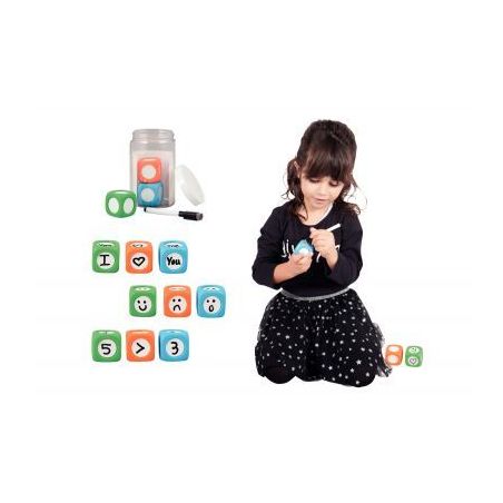 Achetez Pot de 3 dés effaçables à sec + 1 feutre 33103 pas cher sur Ma Rentrée Scolaire