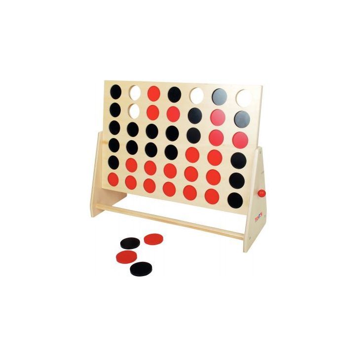 4 en ligne géant en bois 74774
