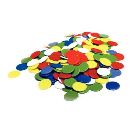 Achetez Sachet de 1000 jetons en plastique opaque diamètre 19mm 134114 pas cher sur Ma Rentrée Sc..