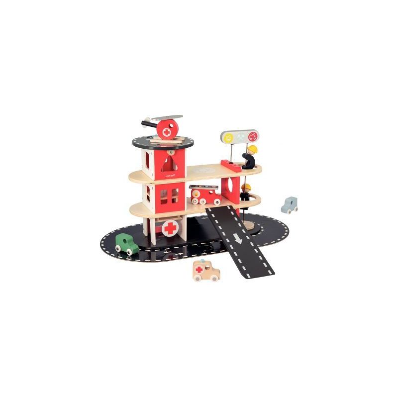 Achetez Caserne des pompiers en bois J04639 JANOD pas cher sur Ma Rentrée Scolaire