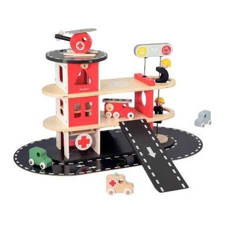 Achetez Caserne des pompiers en bois J04639 JANOD pas cher sur Ma Rentrée Scolaire