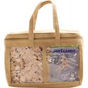 Sac en toile de jute 400 planchettes JOUECABOIS 3760147600095 JOUECABOIS