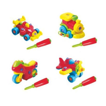 Achetez Lot de 4 véhicules à construire 40221 pas cher sur Ma Rentrée Scolaire