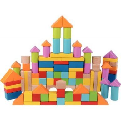 Achetez Baril de 101 blocs de construction en bois E8247 HAPE pas cher sur Ma Rentrée Scolaire