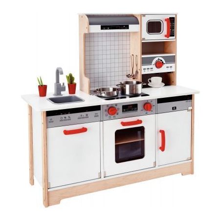 Achetez Combiné cuisine tout en un en bois E3145 HAPE pas cher sur Ma Rentrée Scolaire