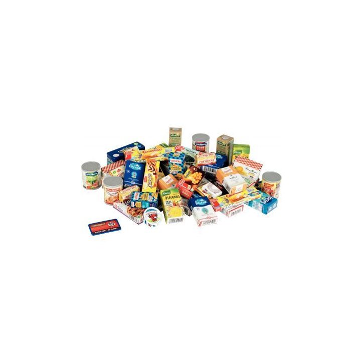 Lot de 40 produits d'épicerie + carte bancaire 7206 KLEIN