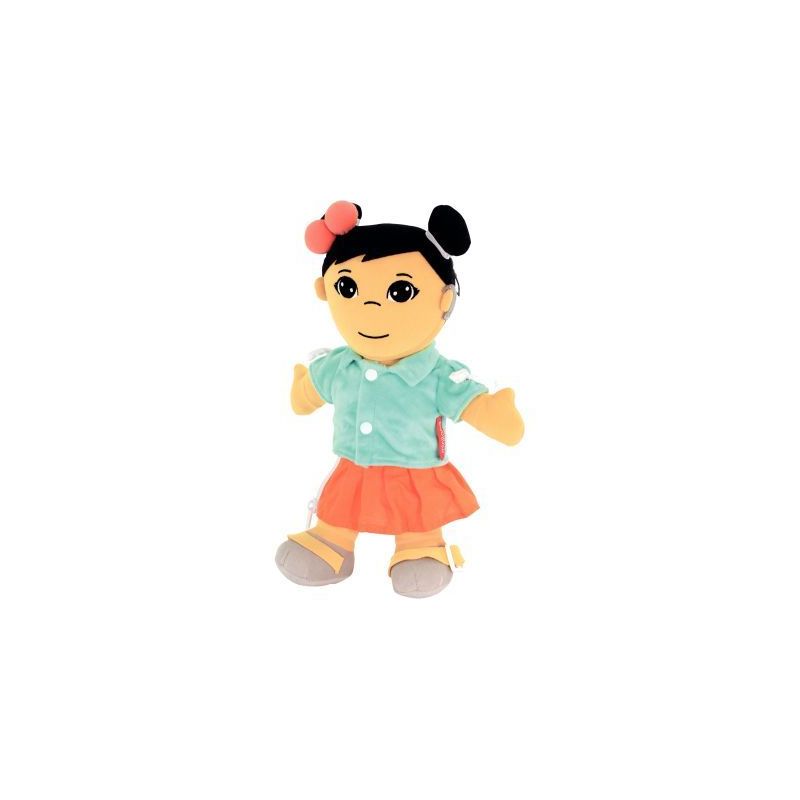 Achetez Poupée ethnique en tissu, fille asiatique 96319 MINILAND pas cher sur Ma Rentrée Scolaire