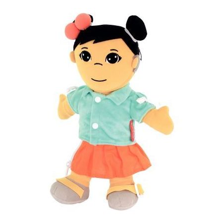 Achetez Poupée ethnique en tissu, fille asiatique 96319 MINILAND pas cher sur Ma Rentrée Scolaire