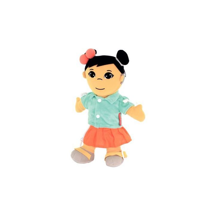 Poupée ethnique en tissu, fille asiatique 96319 MINILAND