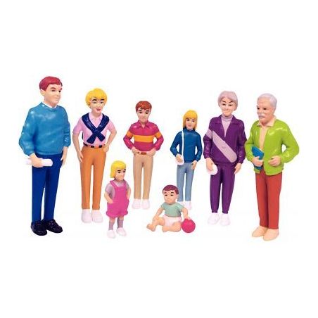 Achetez La famille européenne 8 figurines 27395 MINILAND pas cher sur Ma Rentrée Scolaire