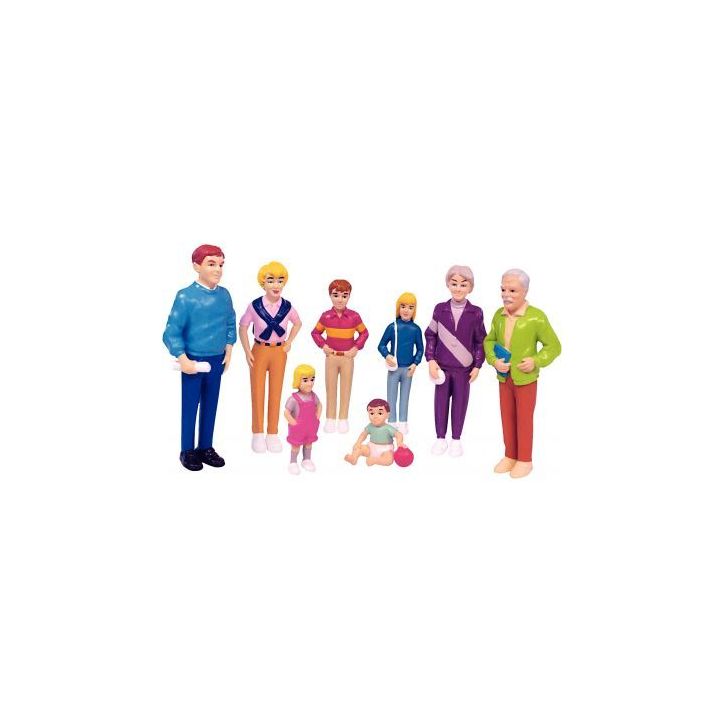 La famille européenne 8 figurines 27395 MINILAND