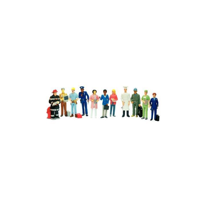 Set de 11 personnages les métiers 27388 MINILAND