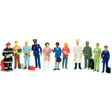 Achetez Set de 11 personnages les métiers 27388 MINILAND pas cher sur Ma Rentrée Scolaire