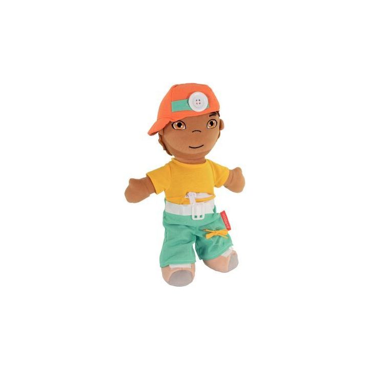 Poupée ethnique en tissu, garçon latino 96320 MINILAND