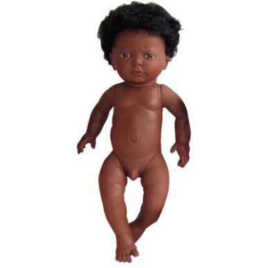 Achetez Poupée garçon africain avec cheveux 42 cm BV 42440 LES PLUMIN pas cher sur Ma Rentrée Sco..