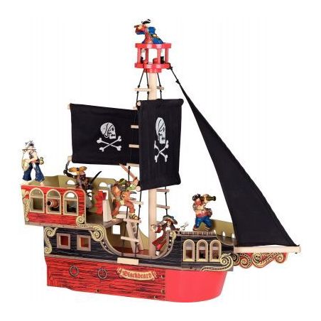 Achetez Bateau des pirates en bois 60250 / MDS 25703 PAPO pas cher sur Ma Rentrée Scolaire